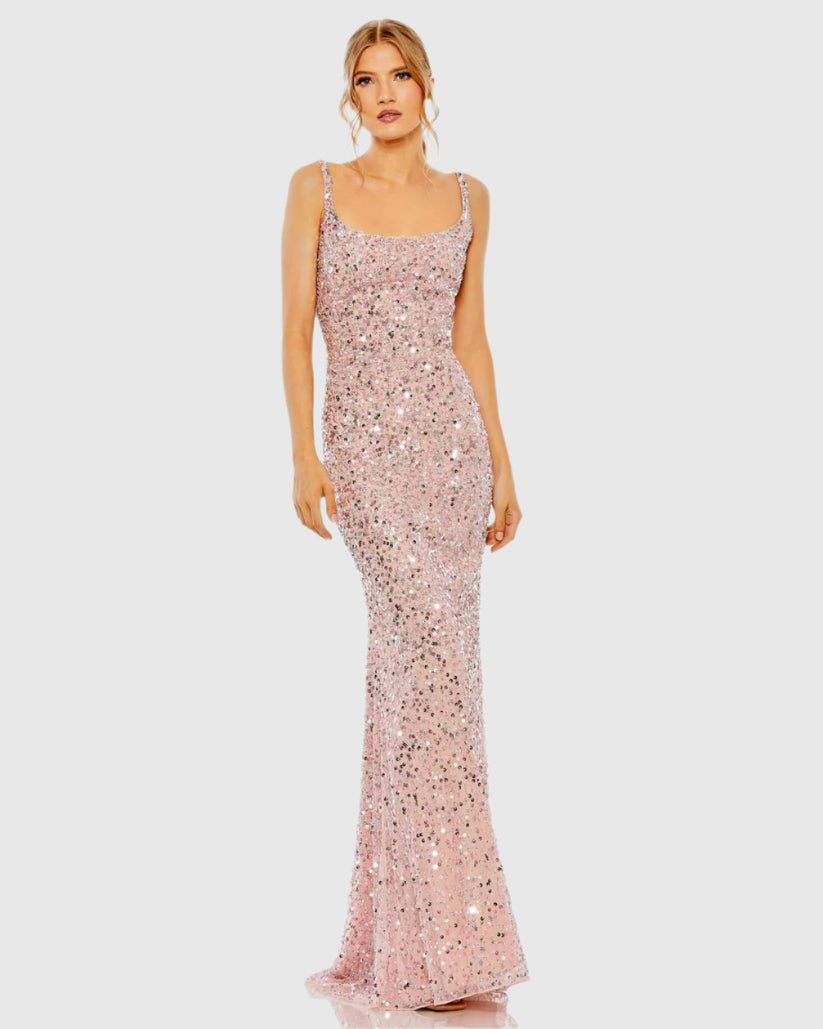 mac duggal womens sequined maxi evening dress Mac Duggal 10705 – Mia Bella The Label
