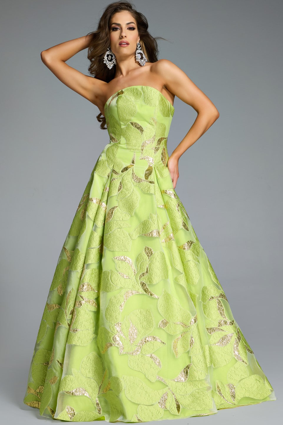 Jovani 44369 6 / green