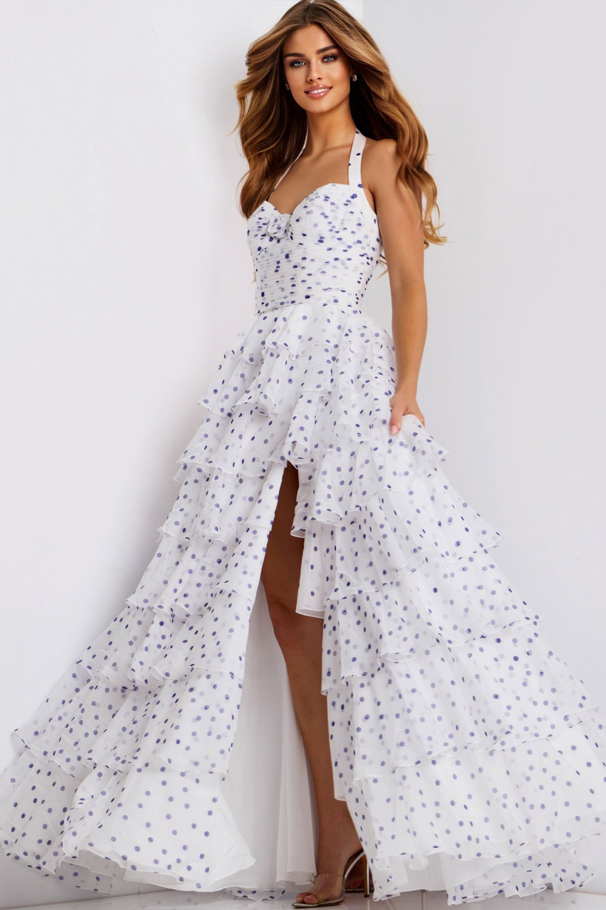 sachin and babi light blue dress Parker Halter Style Dress L (12-14) New