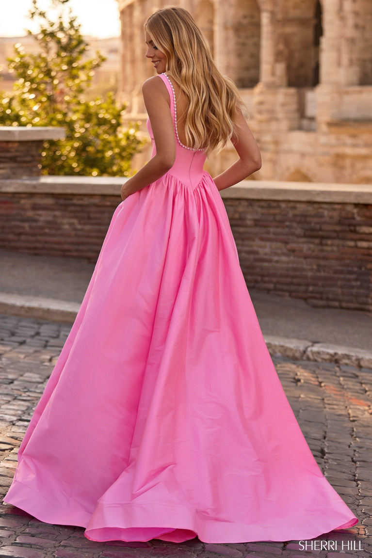 Sherri Hill 57956 Ivory/Ivory / 2 Sherri Hill 57956 Ivory/Ivory / 2