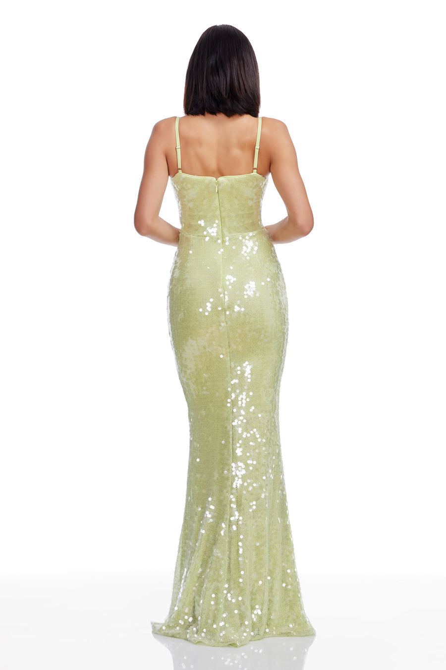 strapless open back dress Dress The Population Giovanna – Mia Bella The Label
