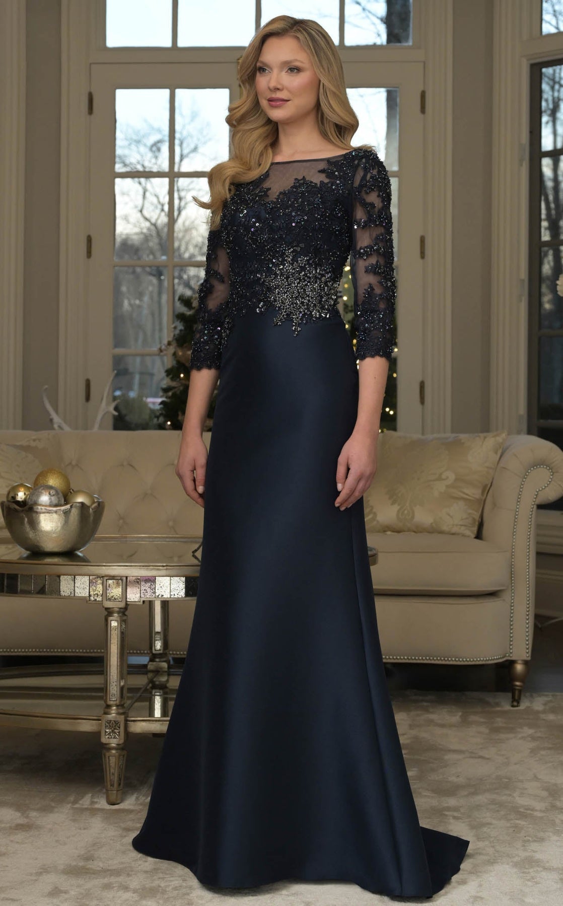 Marsoni MV1357 Women's Formal Evening & Wedding Guest Dress - Taupe | NewYorkDress Marsoni MV1357 Women's Formal Evening & Wedding Guest Dress - Taupe | NewYorkDress