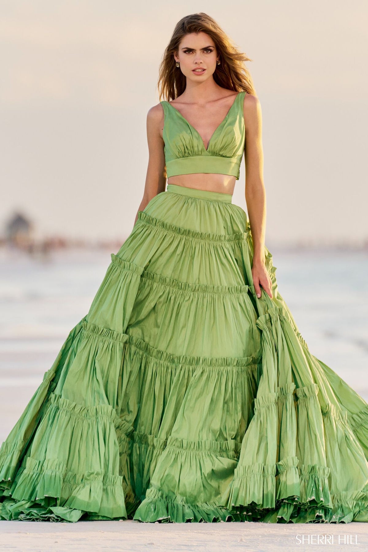 sherri hill green dress Sherri Hill 56125 – Mia Bella The Label