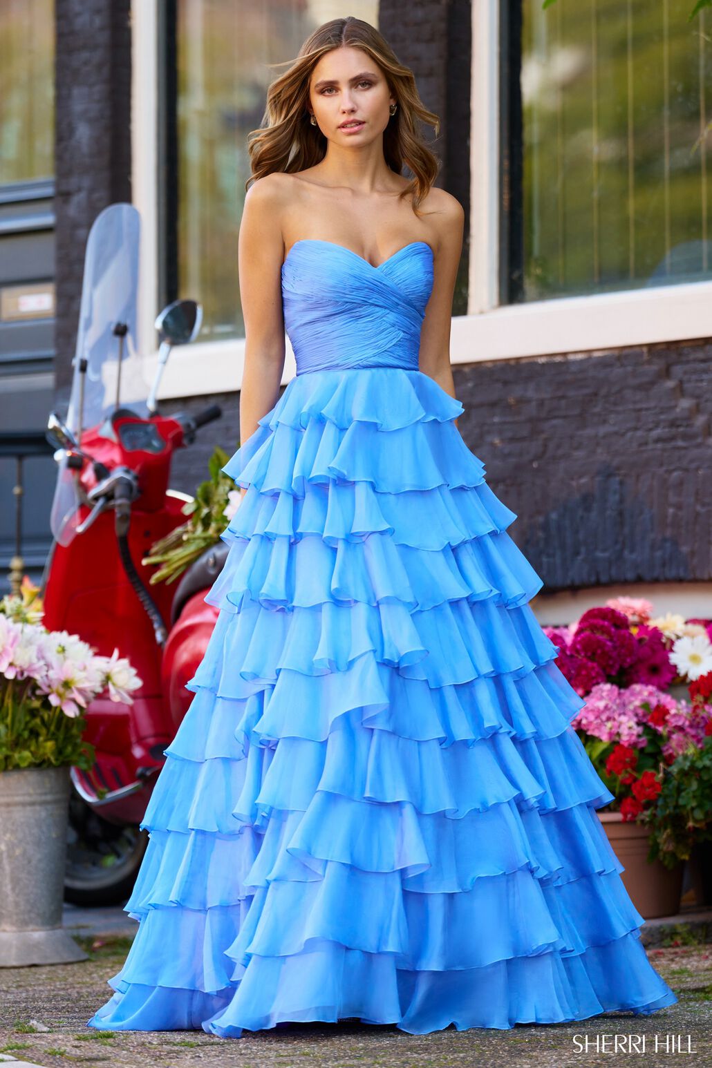 Sherri Hill 56346 00 / Bright Fuchsia