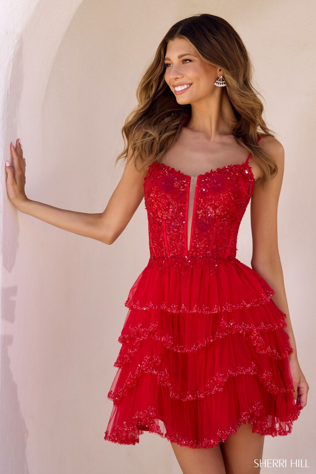 Sherri Hill 56443 Prom Dress - Light Champagne | NewYorkDress Sherri Hill 56443 Prom Dress - Light Champagne | NewYorkDress
