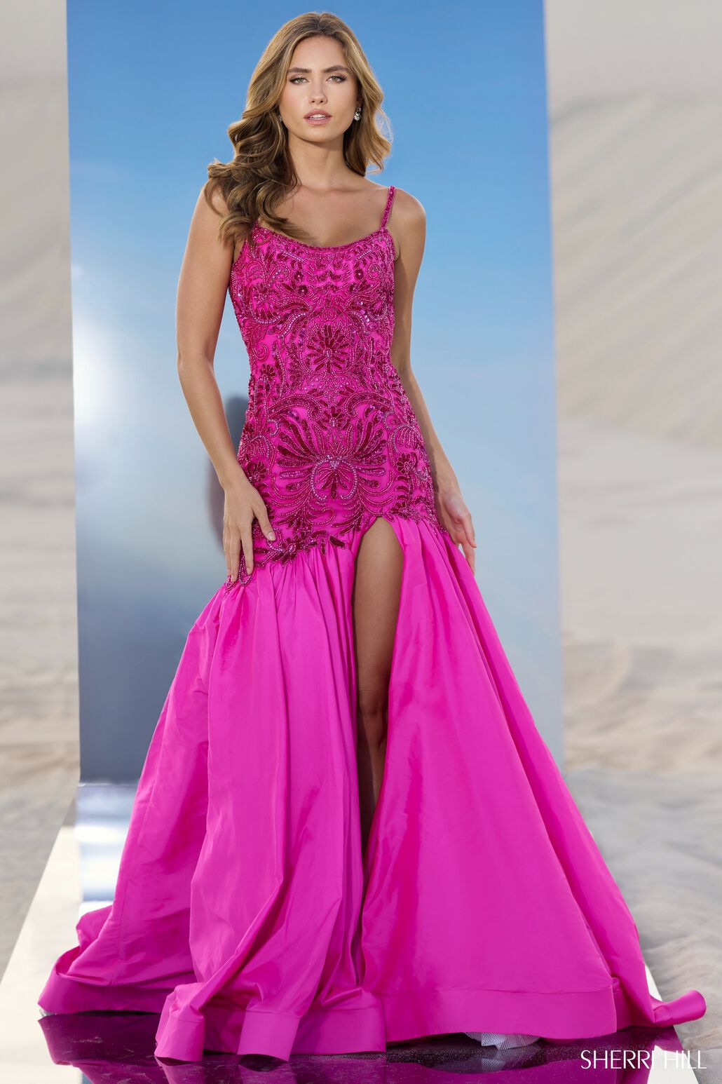 strapless open back dress Sherri Hill 56831 – Mia Bella The Label