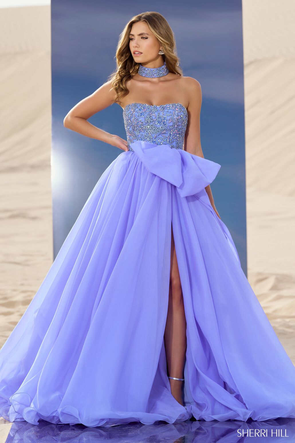 Sherri Hill 56852 Women's Formal Evening & Wedding Guest Dress - Chartreuse Sherri Hill 56852 Women's Formal Evening & Wedding Guest Dress - Chartreuse