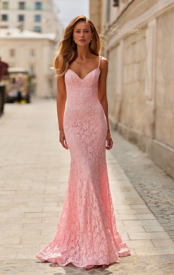 strapless open back dress 32916 main image 1