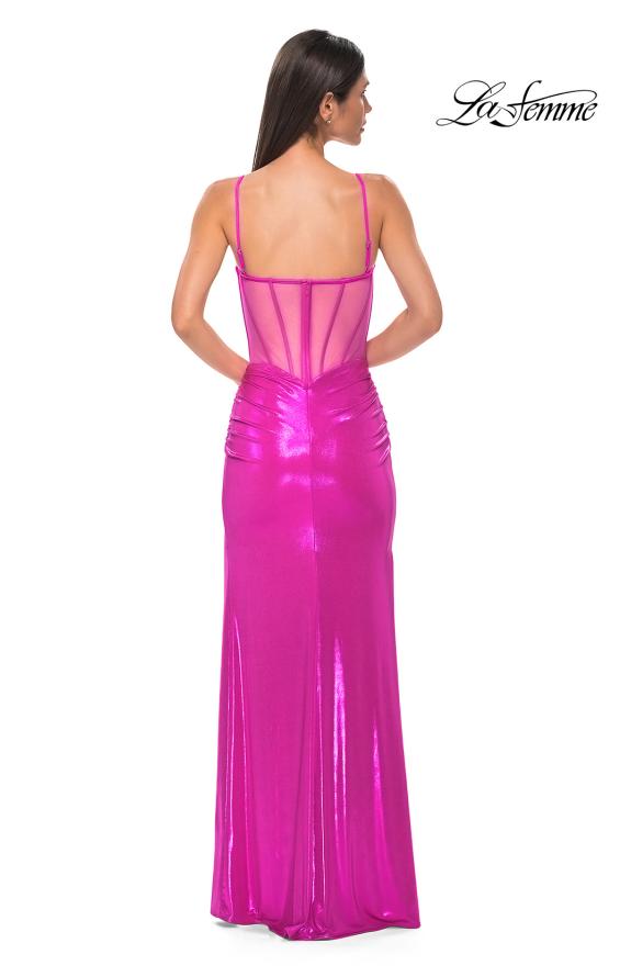 la femme hot pink dress Prom Dress Style #30677