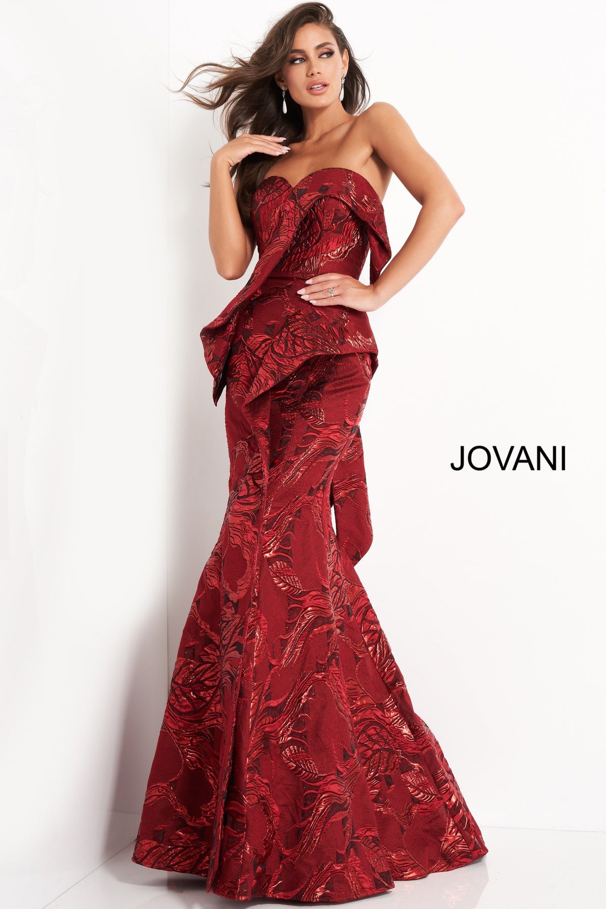 Jovani Strapless Mermaid Dress