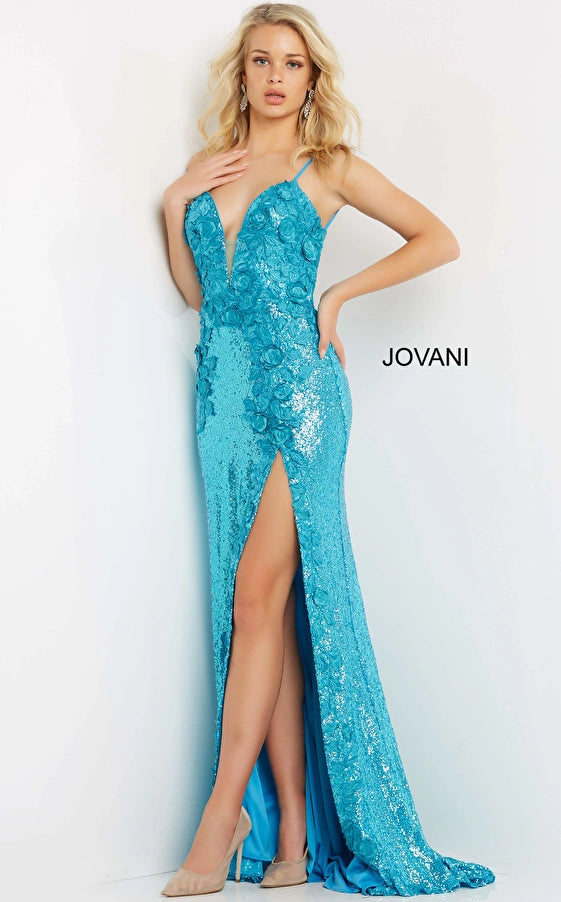 Jovani Prom Dress 1012 Turquoise / 00