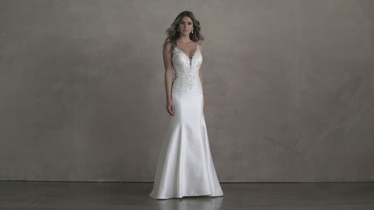 Allure Bridals 9815 Jaw-Dropping Cutouts Wedding Dress