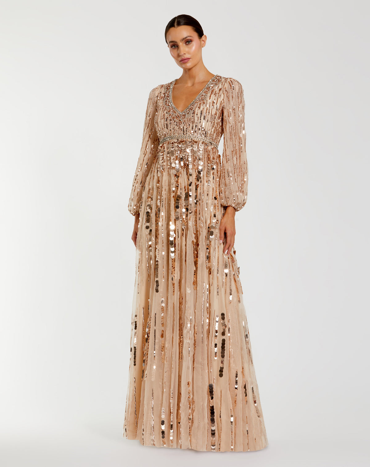 Mac Duggal 10059 - Bisque