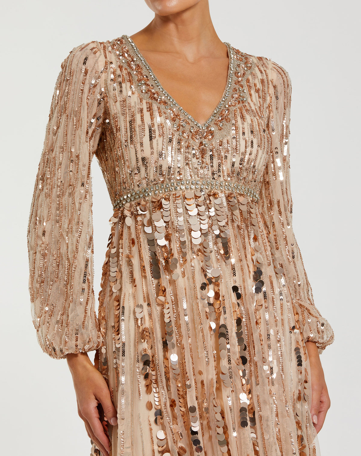 Mac Duggal 10059 - Bisque