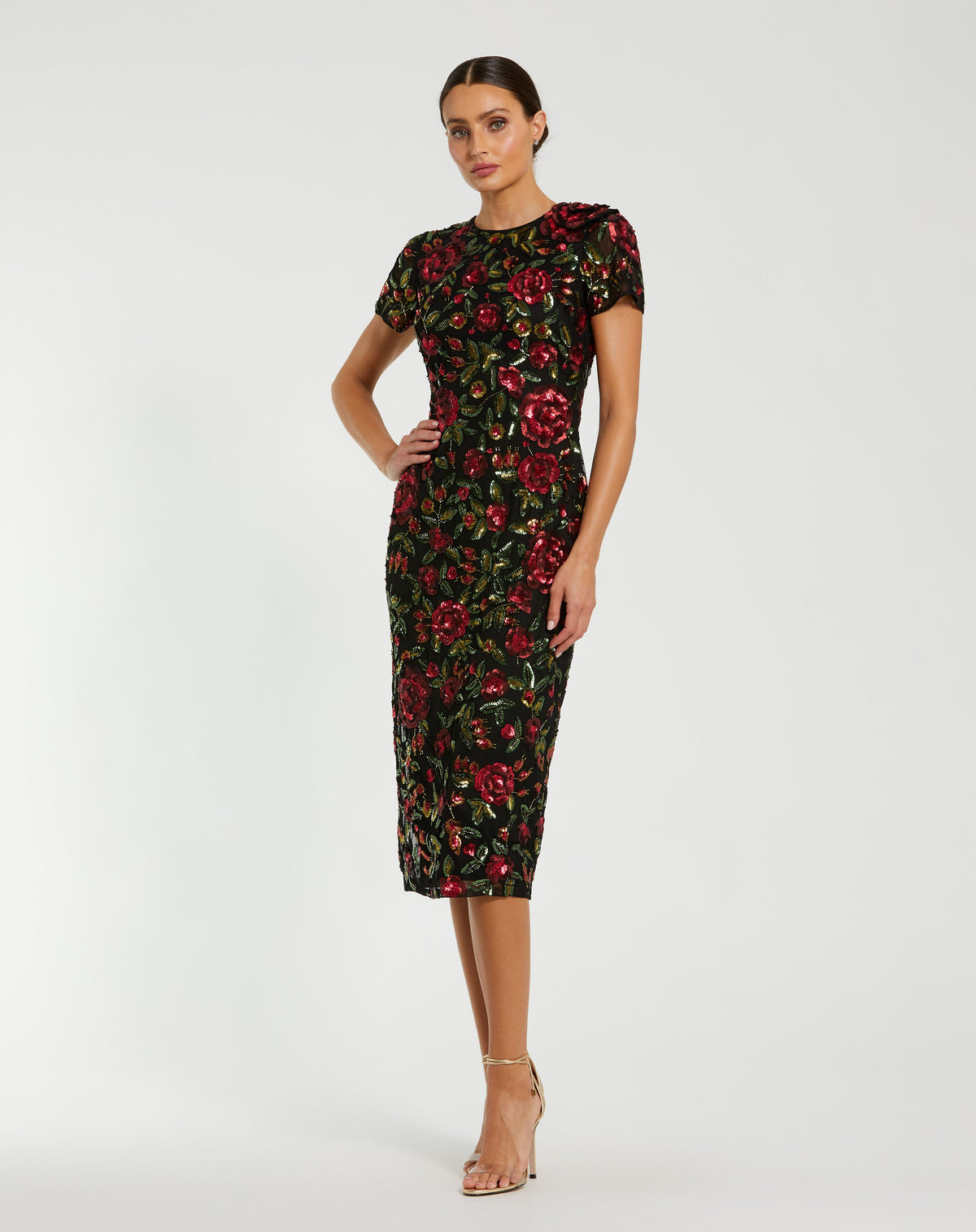 Mac Duggal 10075 - Black Multi