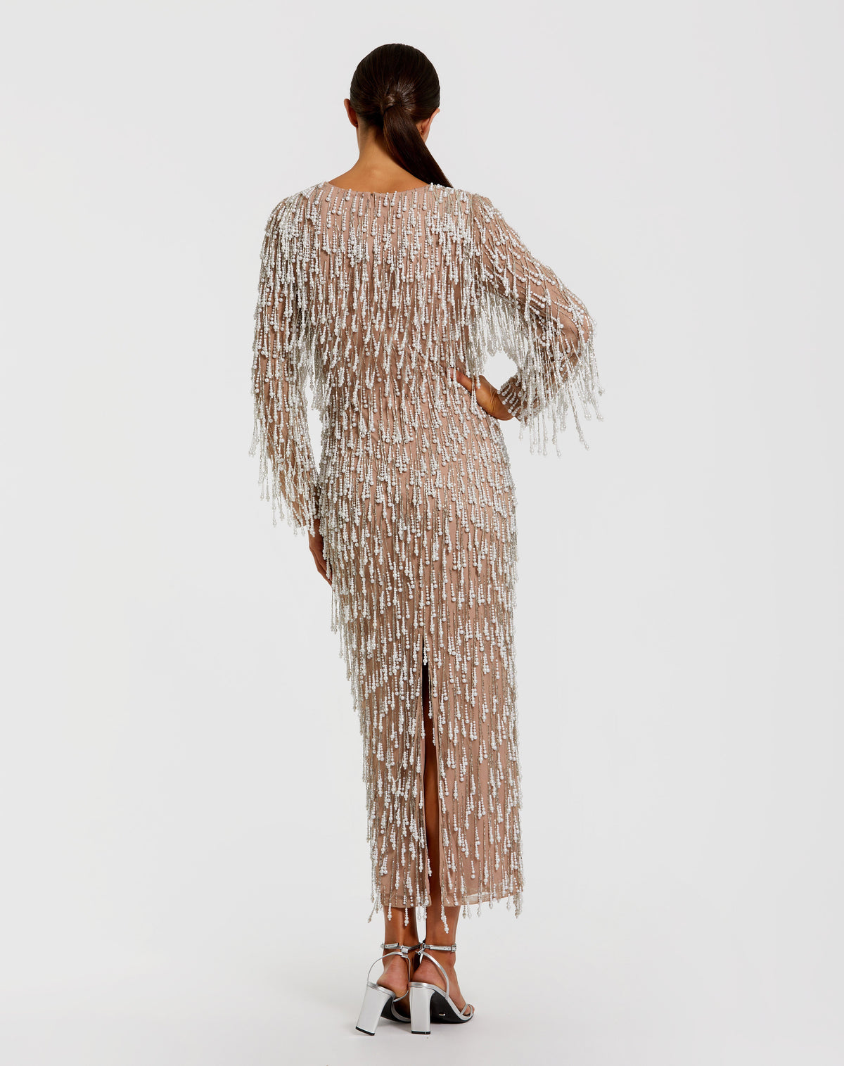 Mac Duggal 10120 - Ivory Nude