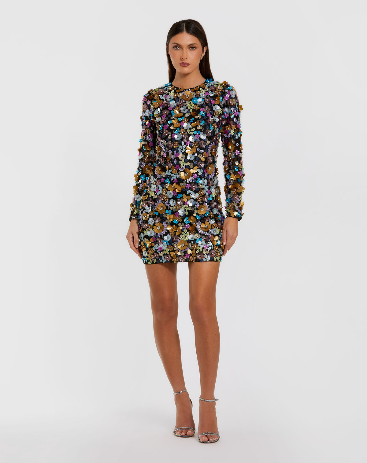 Mac Duggal 10124 - Black Multi