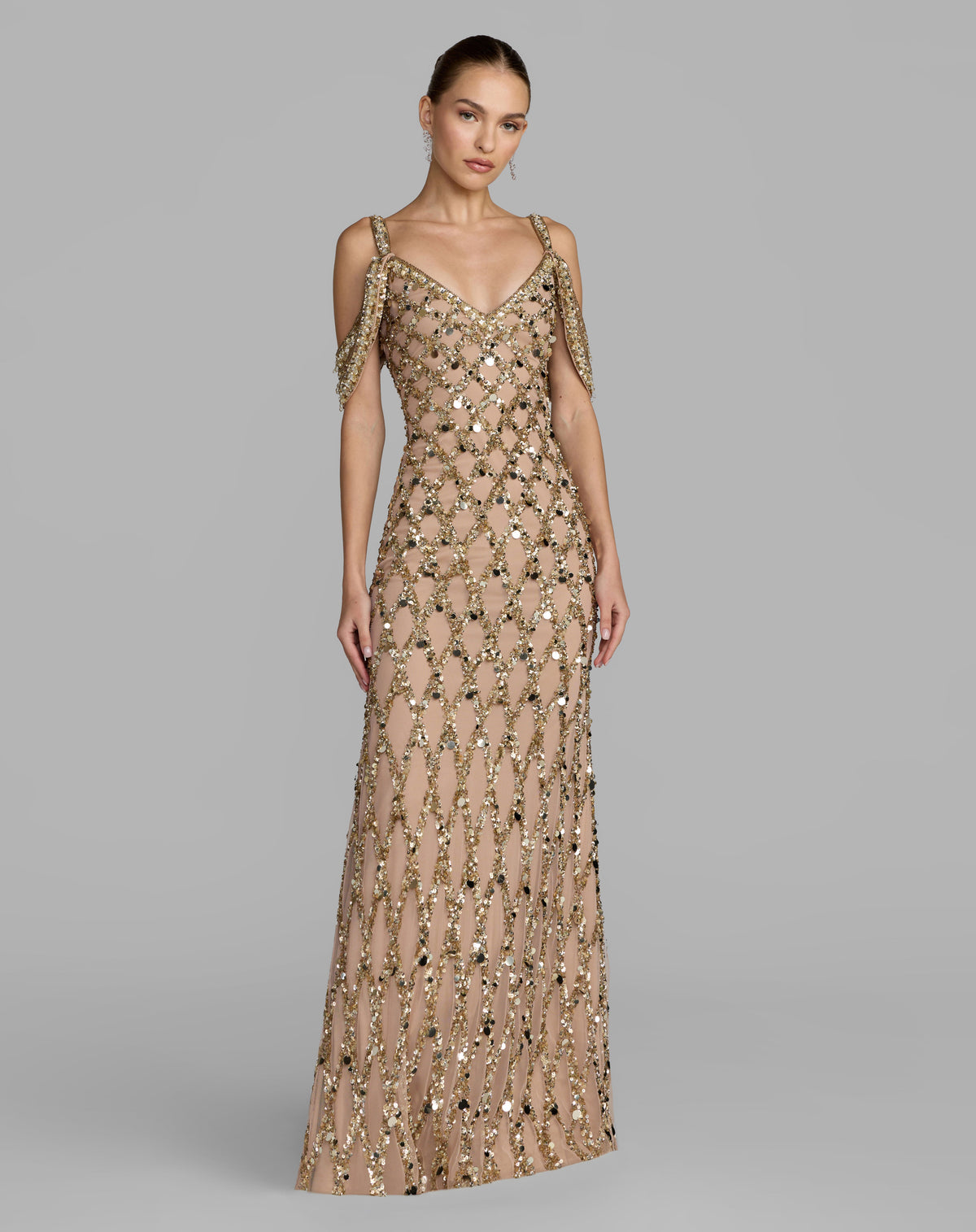 Mac Duggal 10139 - Gold