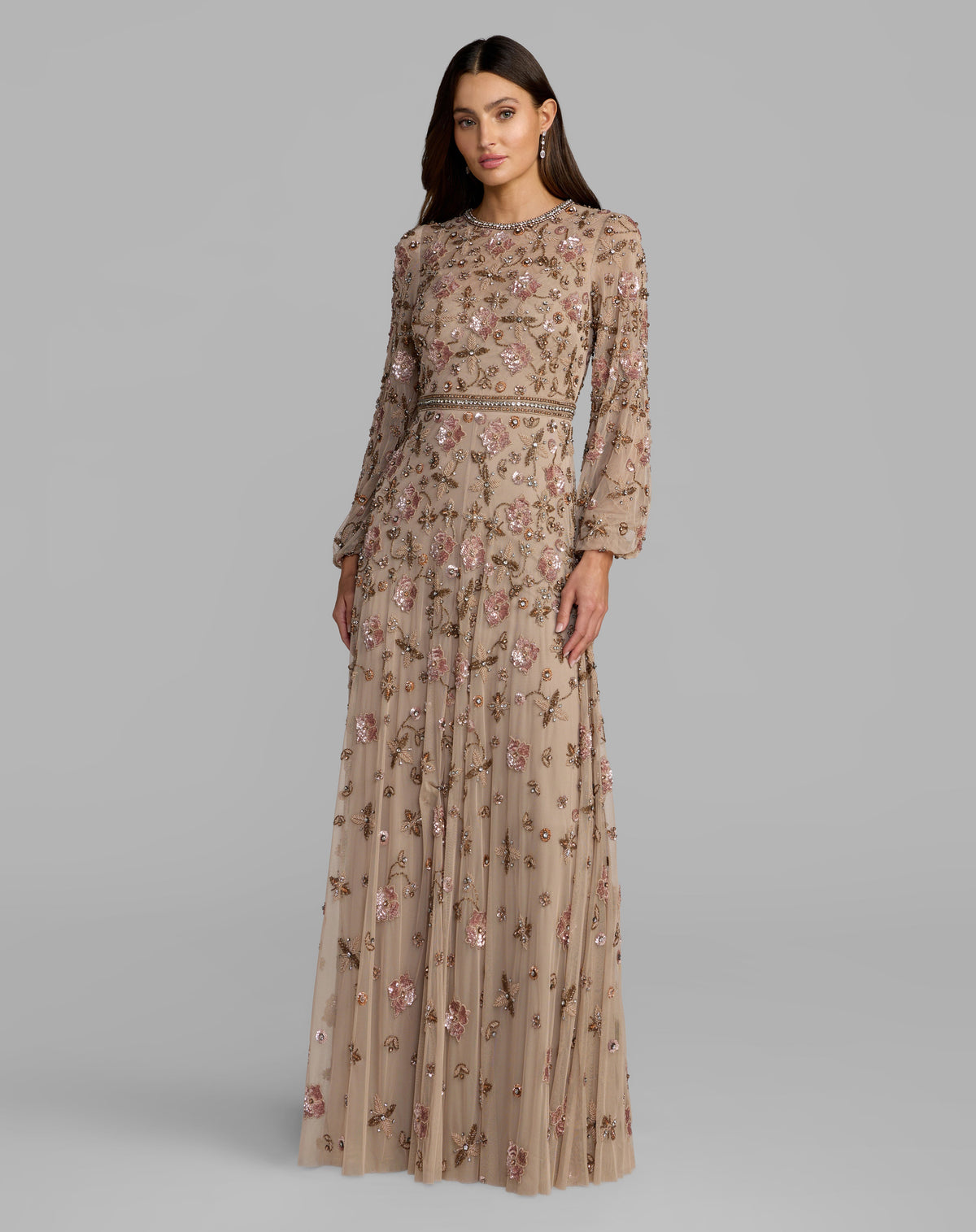 Mac Duggal 10146 - Taupe