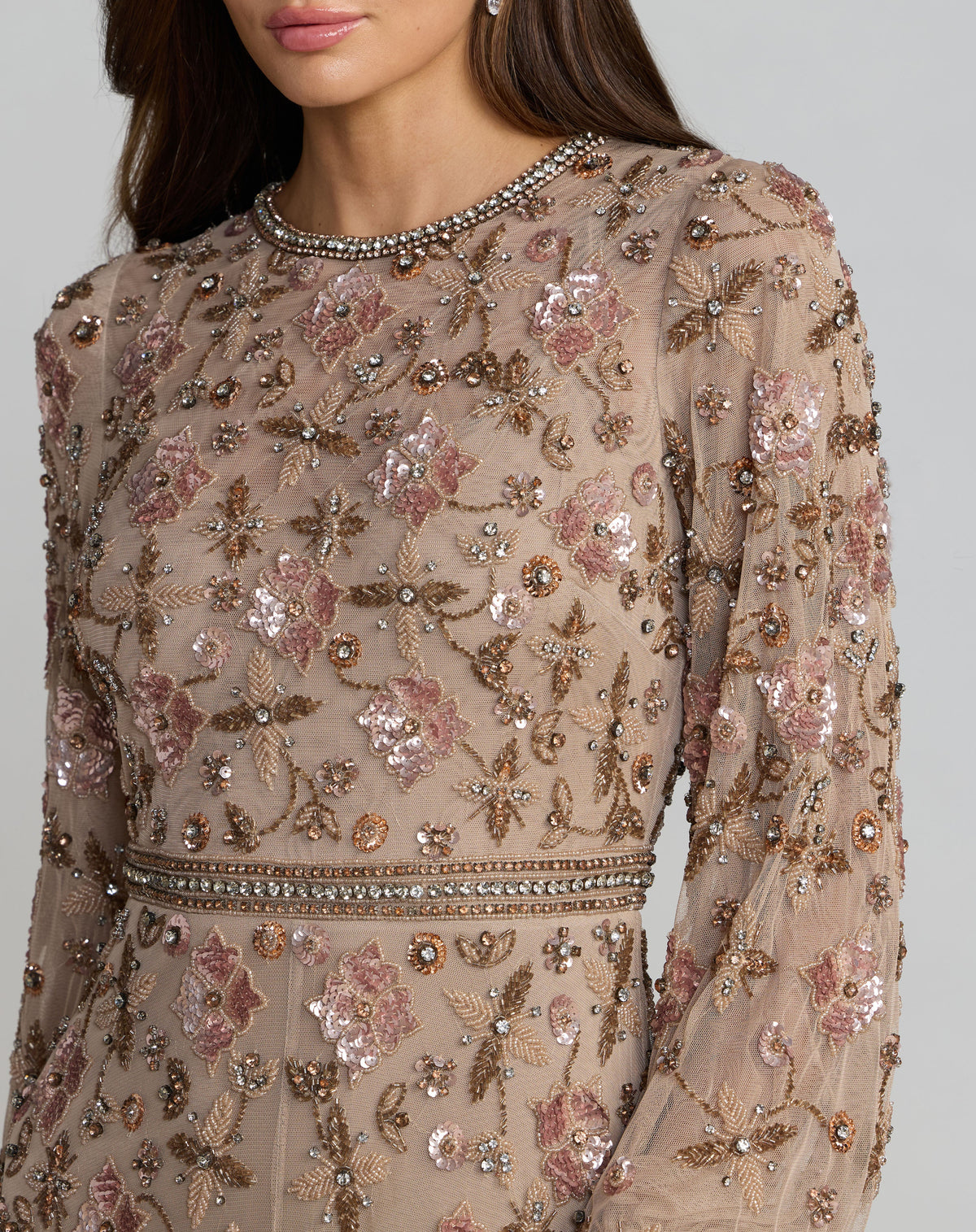 Mac Duggal 10146 - Taupe
