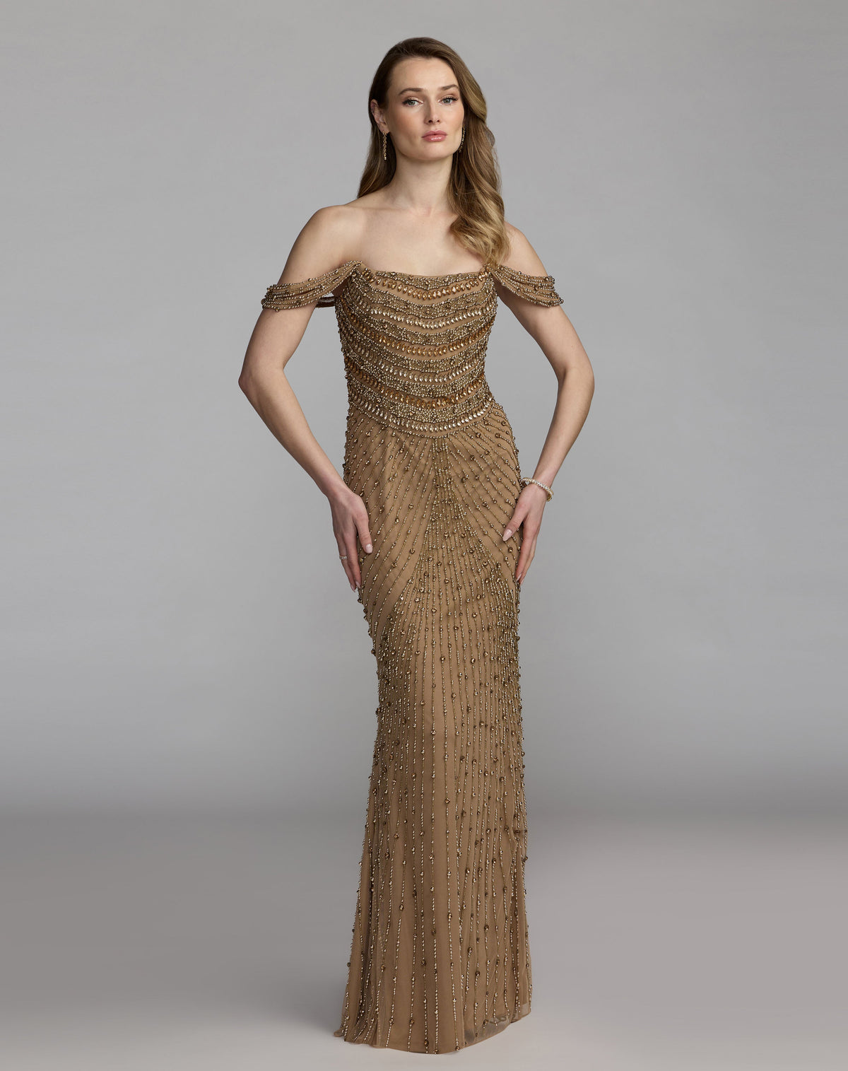 Mac Duggal 10148 - Nutmeg