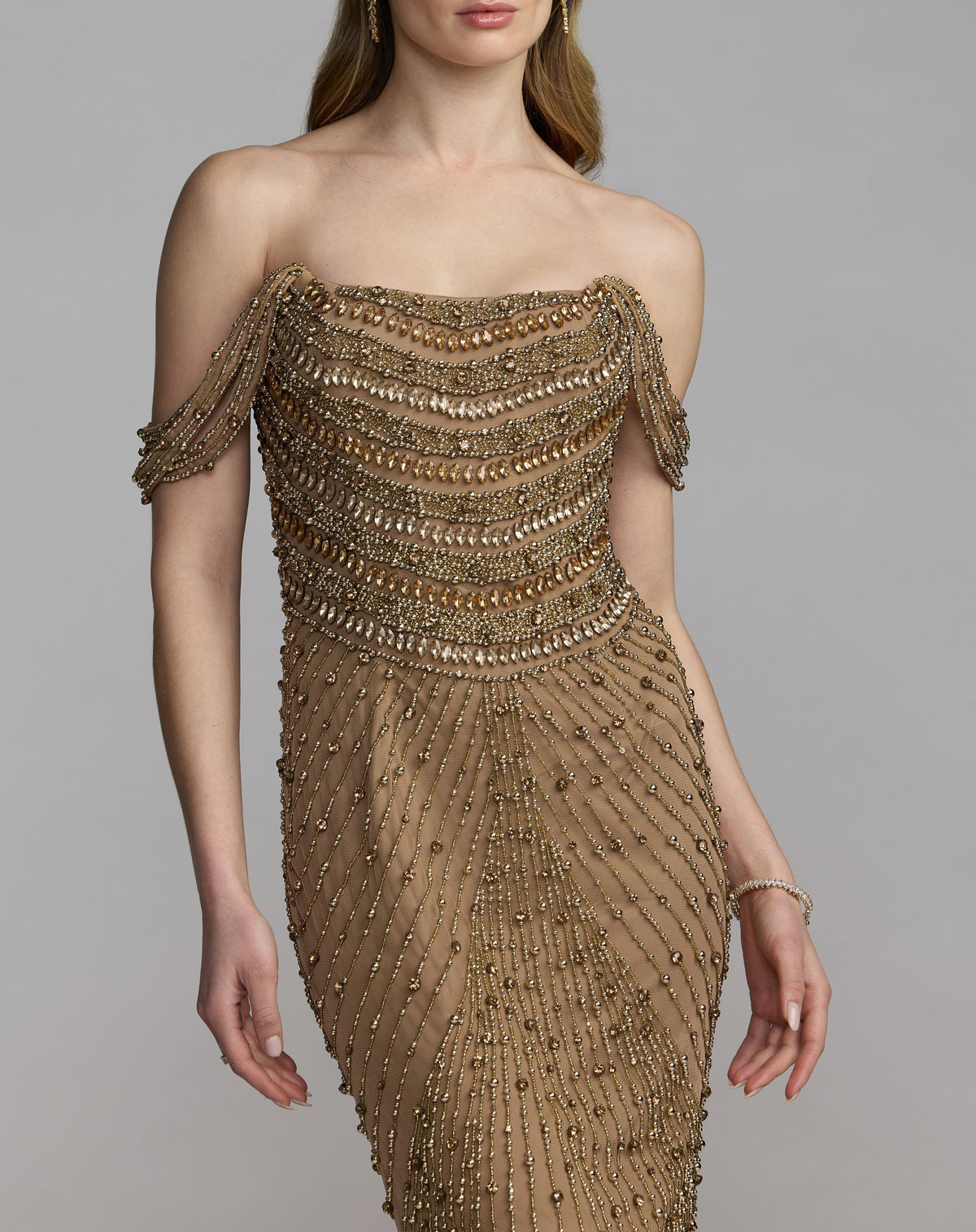 Mac Duggal 10148 - Nutmeg