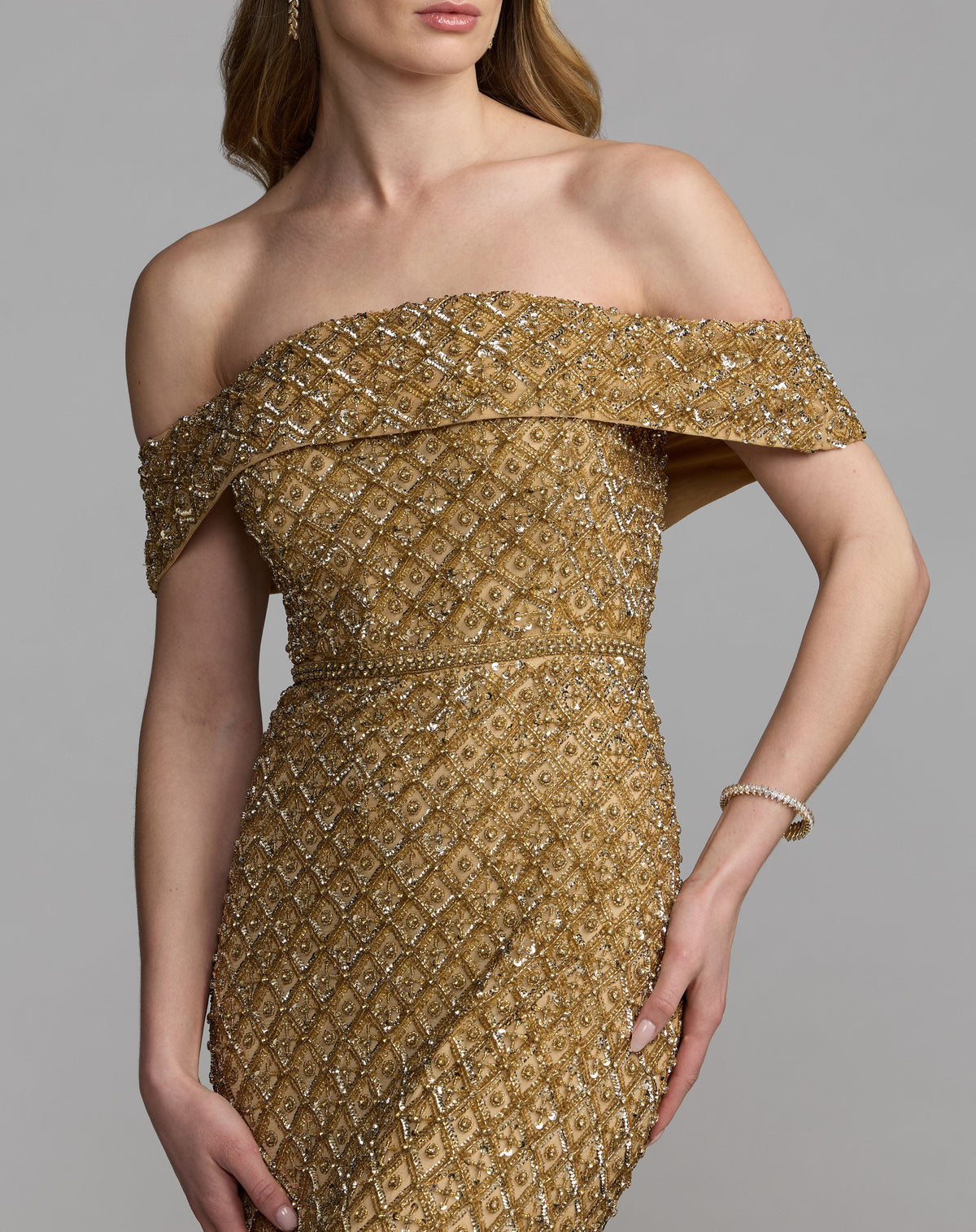 Mac Duggal 10259 - Gold