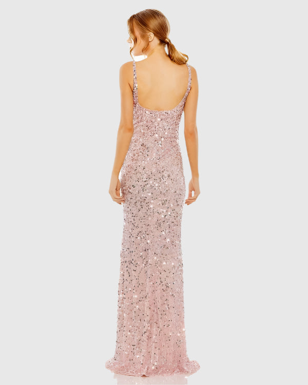 mac duggal pink sequin dress Mac Duggal 93961