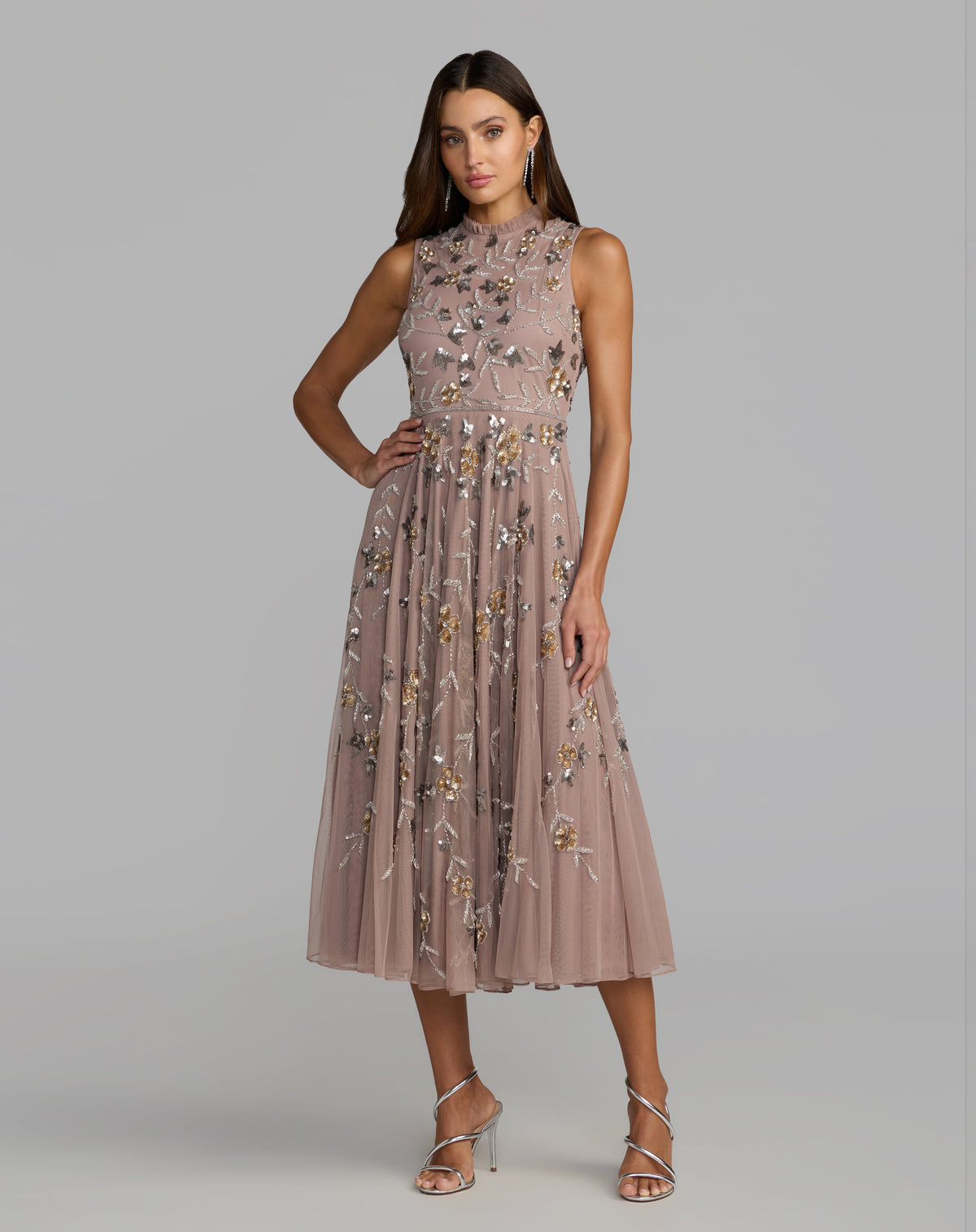Mac Duggal 10815 - Taupe