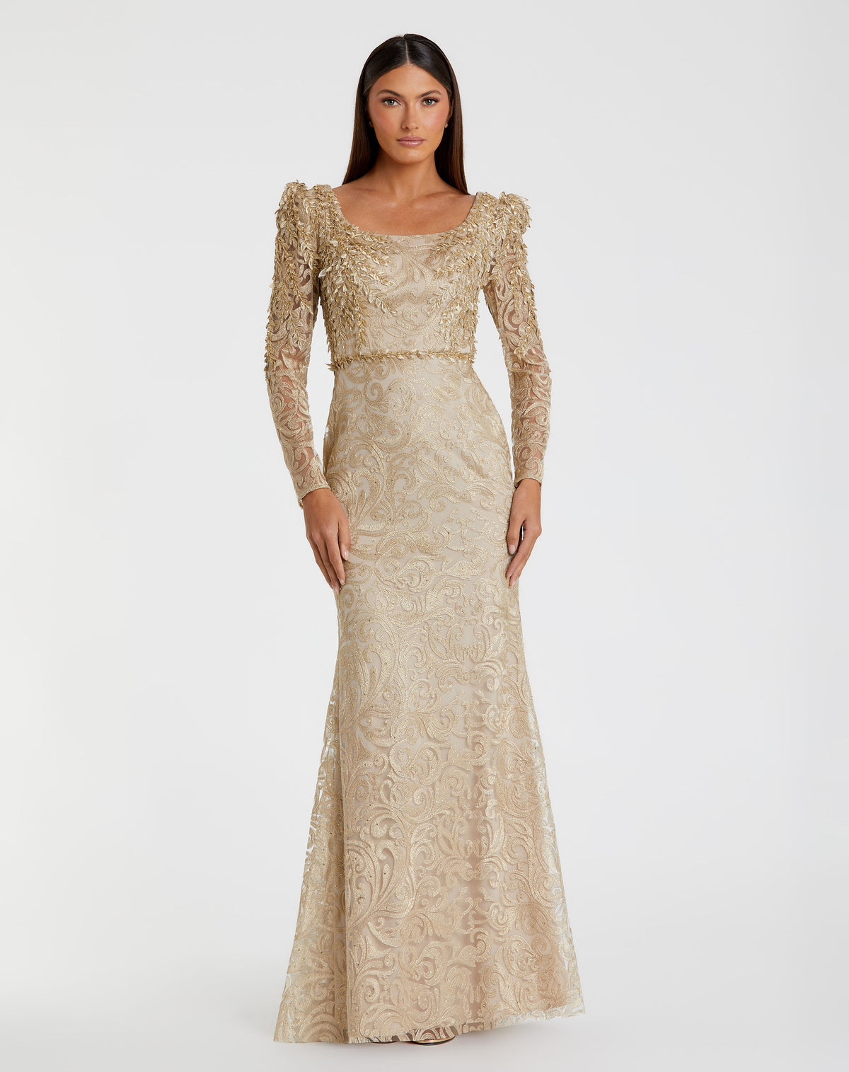Mac Duggal 11187 - Light Gold