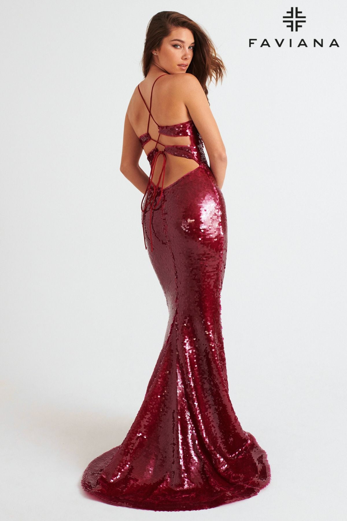 Faviana 11261 Long Prom Dress Dark Teal / 14 Faviana 11261 Long Prom Dress Dark Teal / 14