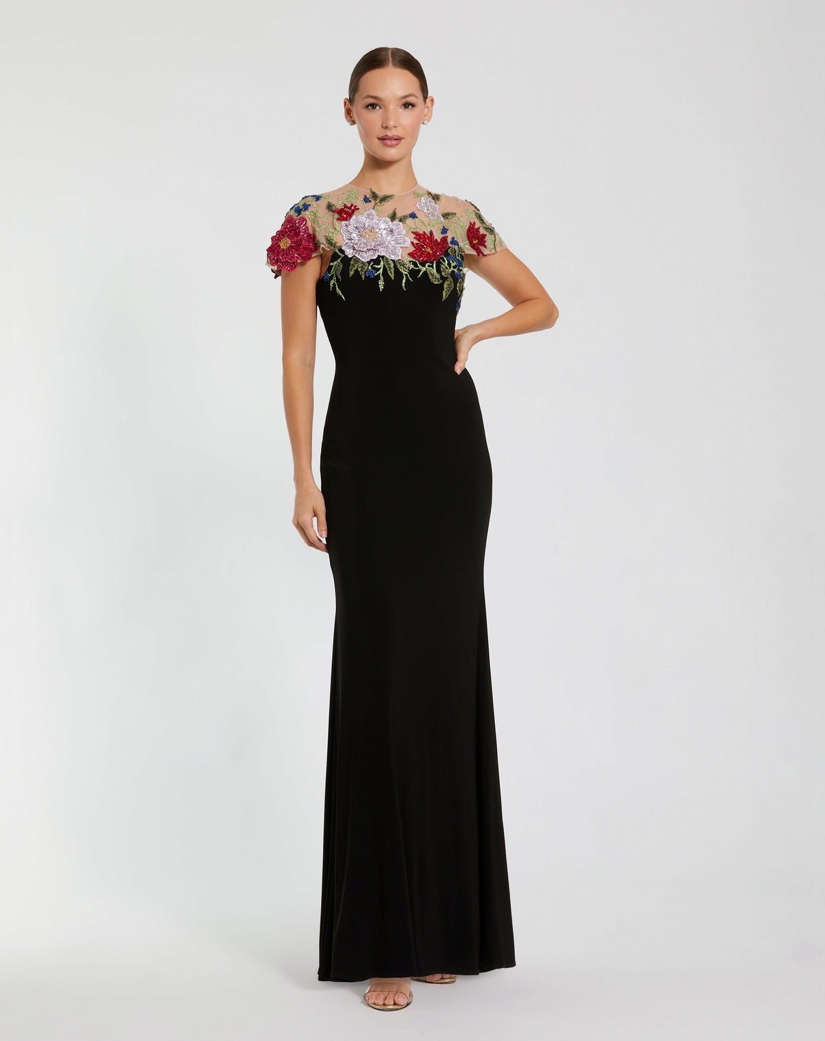 Mac Duggal 11817 - Black Multi