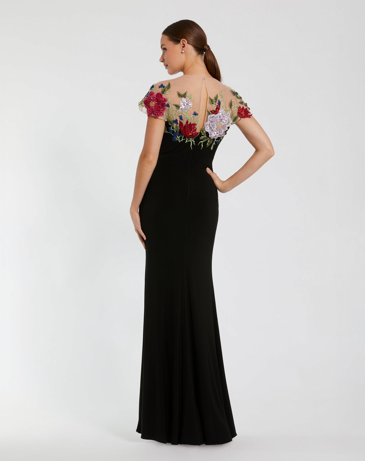 Mac Duggal 11817 - Black Multi