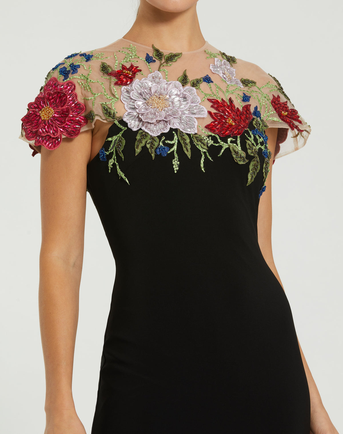 Mac Duggal 11817 - Black Multi