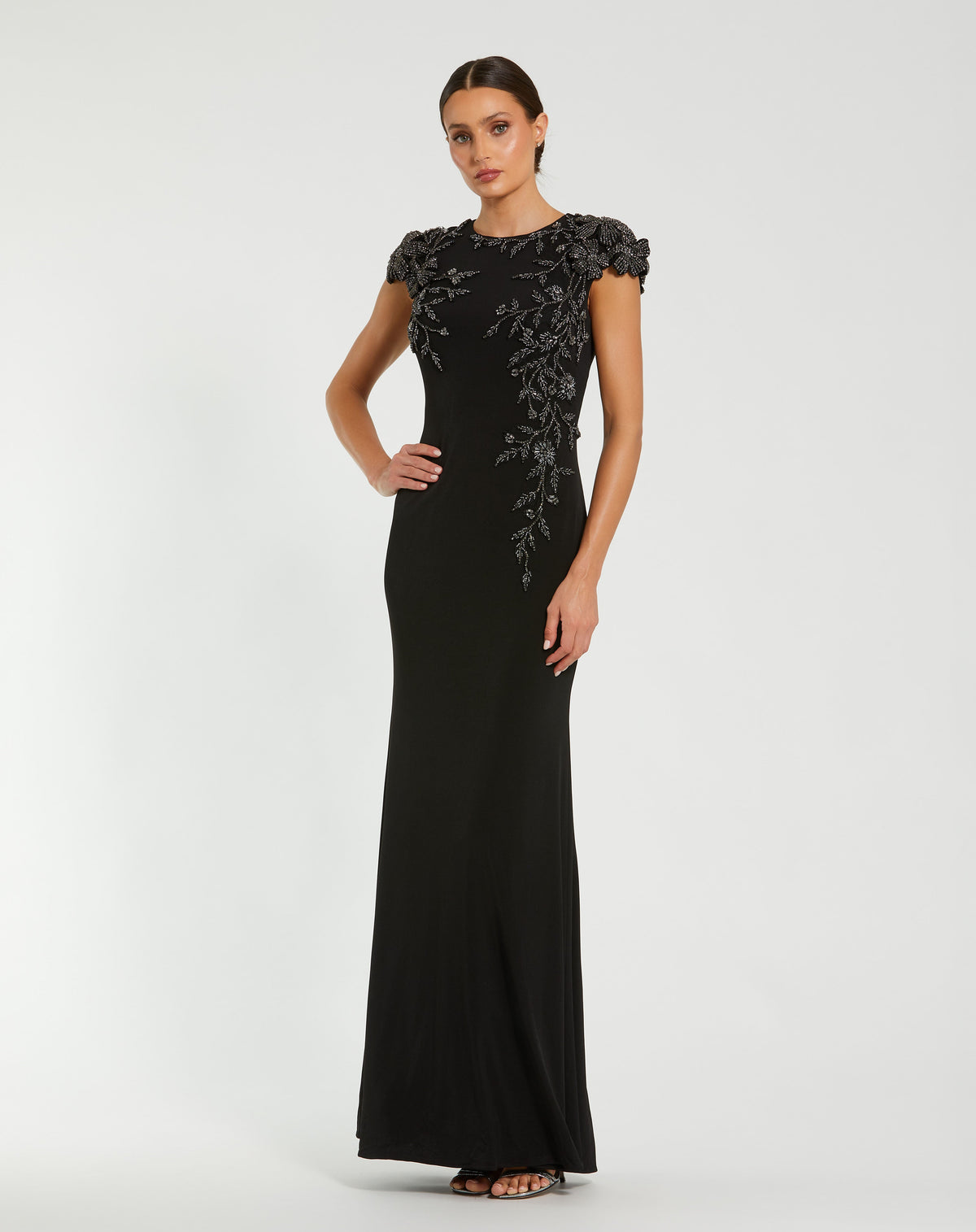 Mac Duggal 11847 - Black Multi