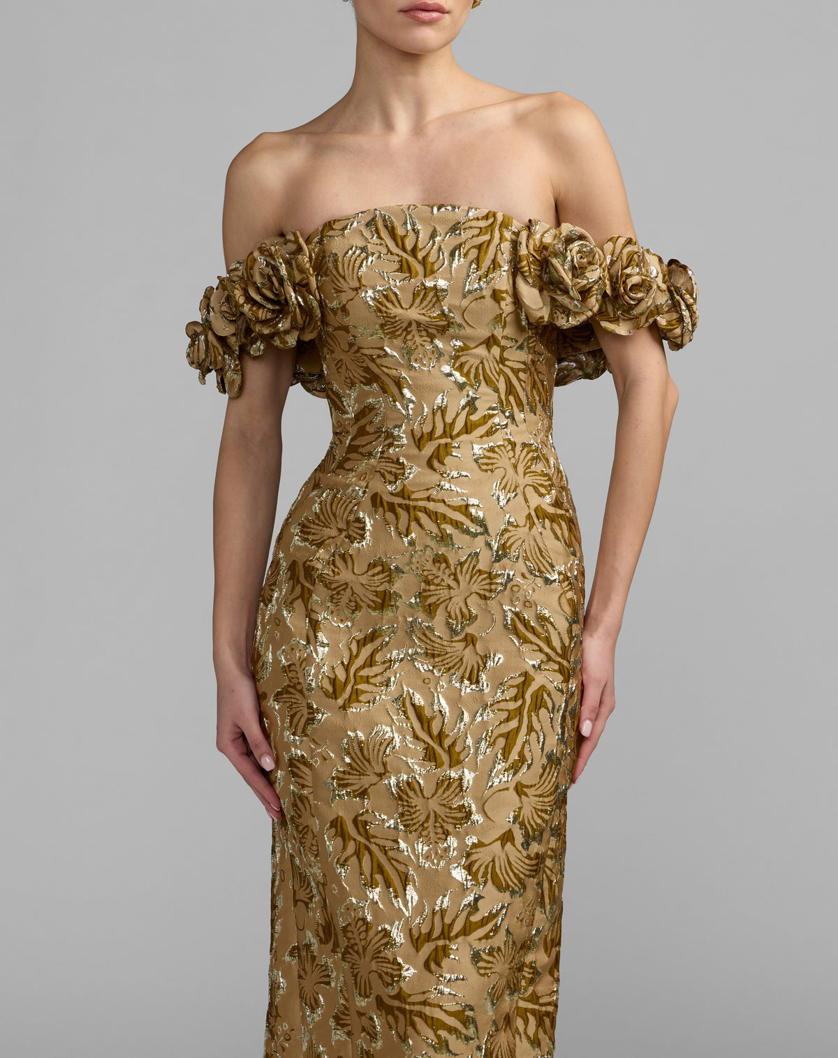 Mac Duggal 11875 - Bronze Multi