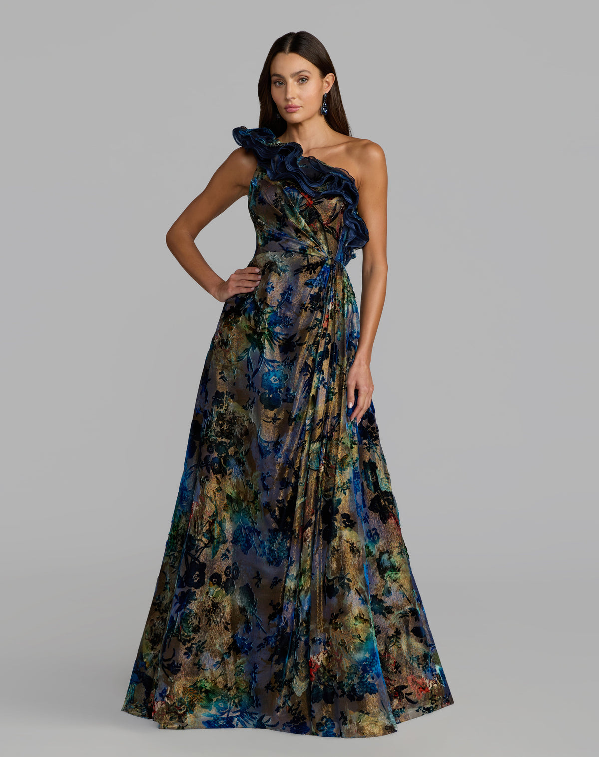 Mac Duggal 11978 - Black Multi