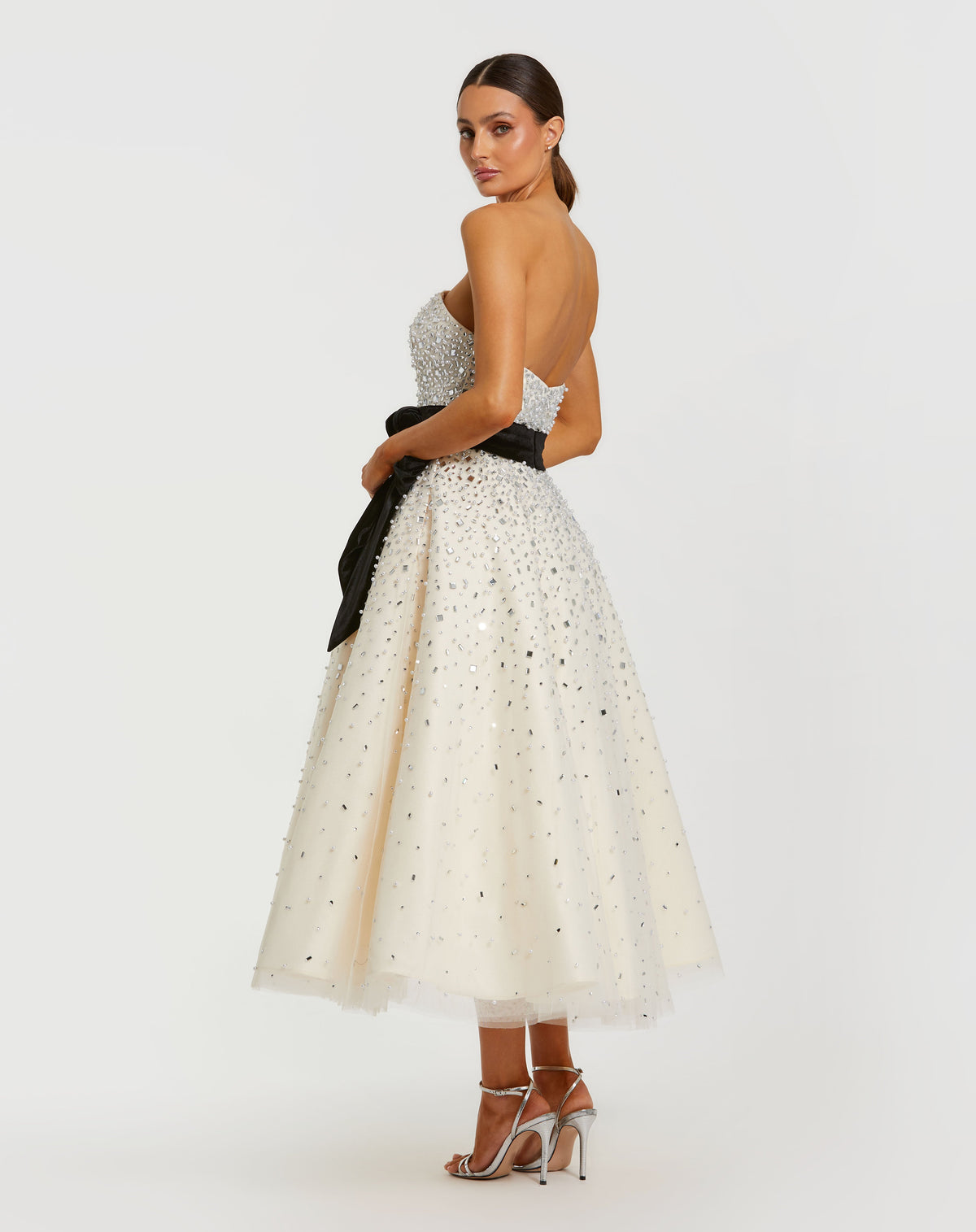 Mac Duggal 11983 - Black Cream
