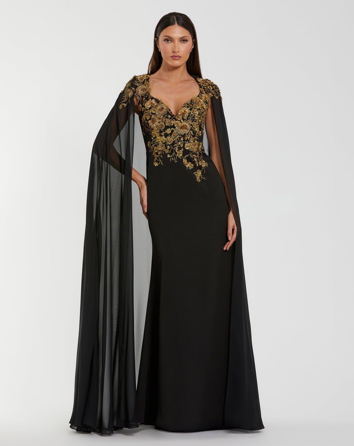 Mac Duggal 13206 - Black Gold