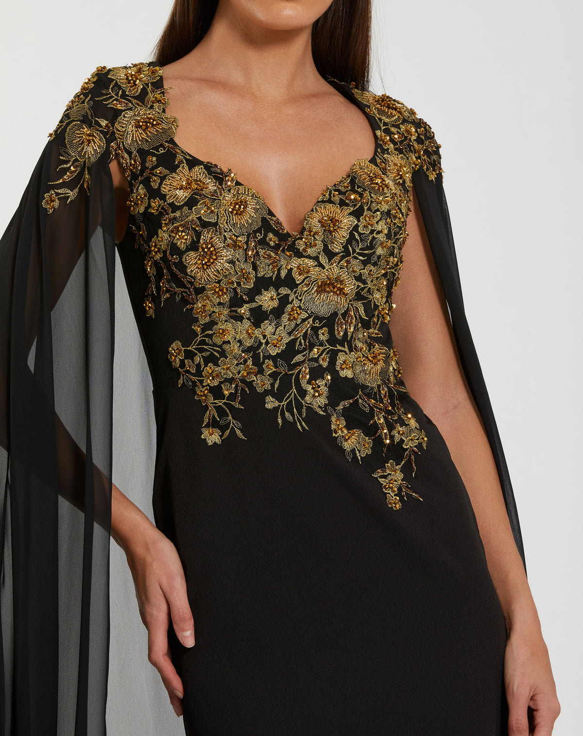 Mac Duggal 13206 - Black Gold