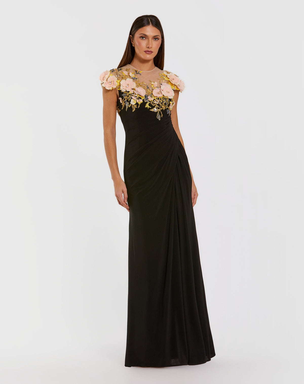 Mac Duggal 13207 - Black Multi