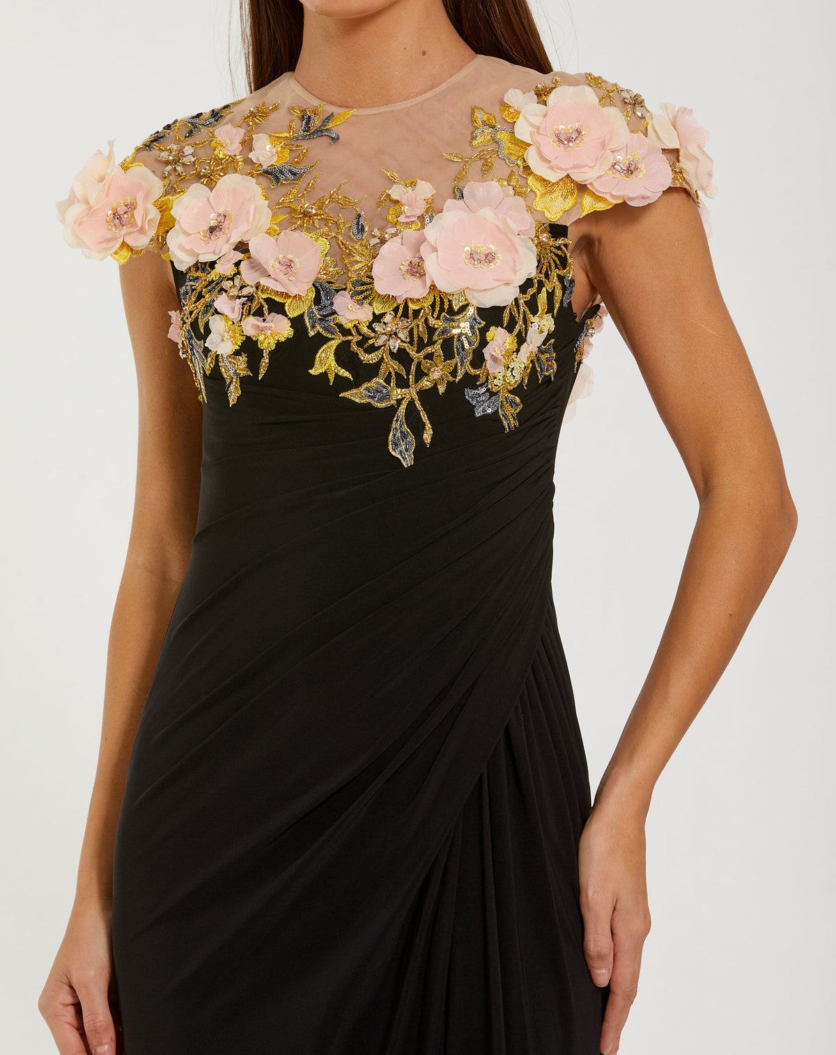 Mac Duggal 13207 - Black Multi
