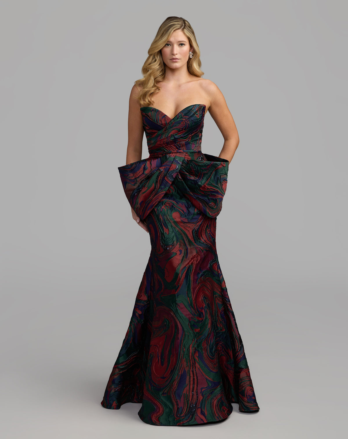 Mac Duggal 13365 - Multi Swirl