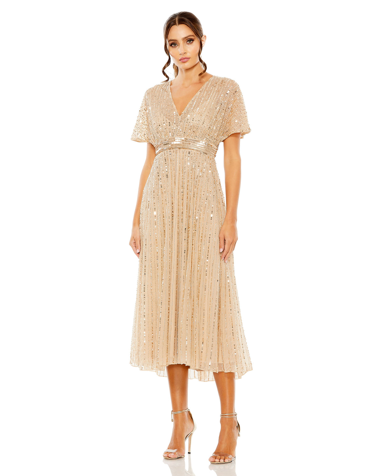 Mac Duggal 14007 - Taupe