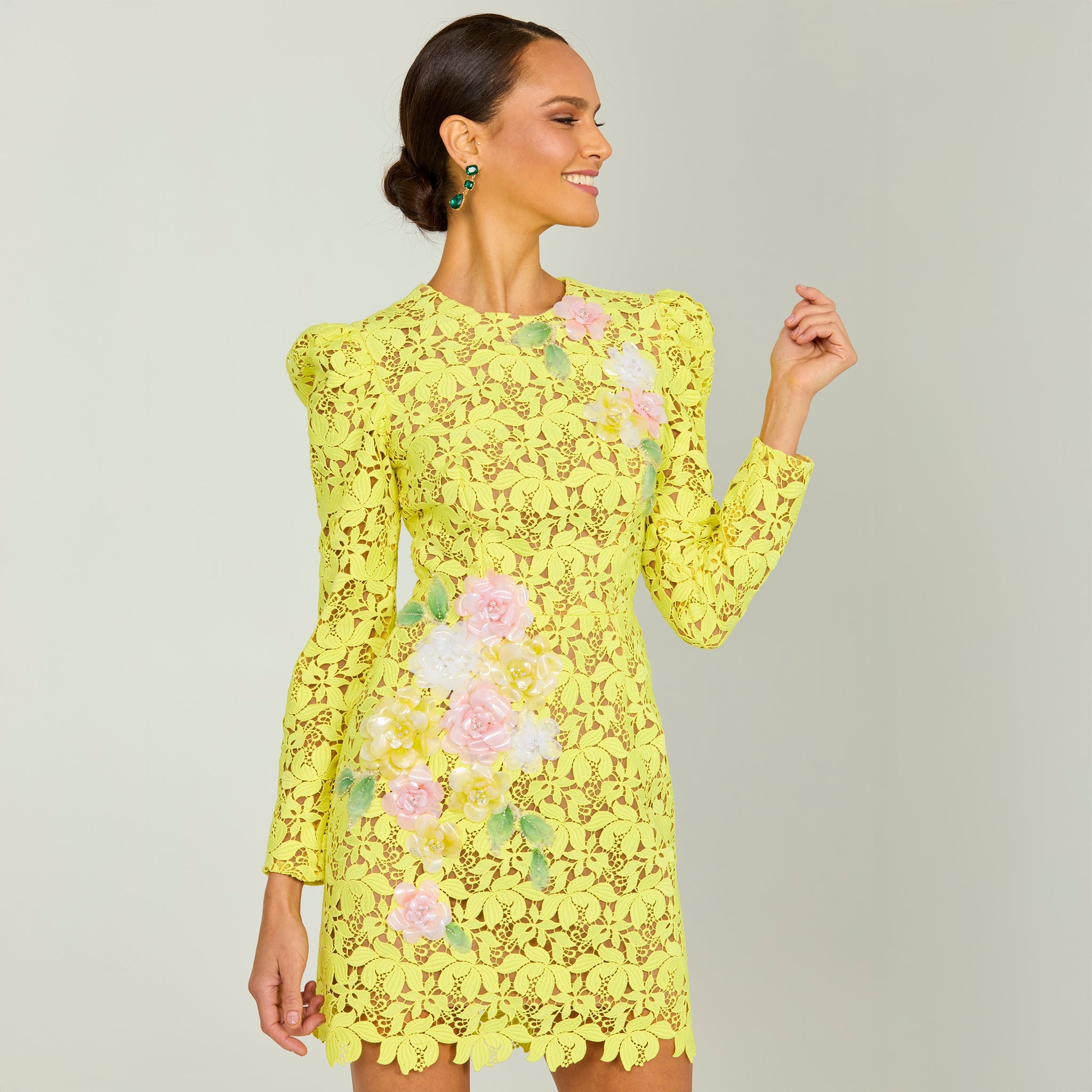 トップス house on the hill L/S Tee Yellow Flower GEORGIA – Helsi