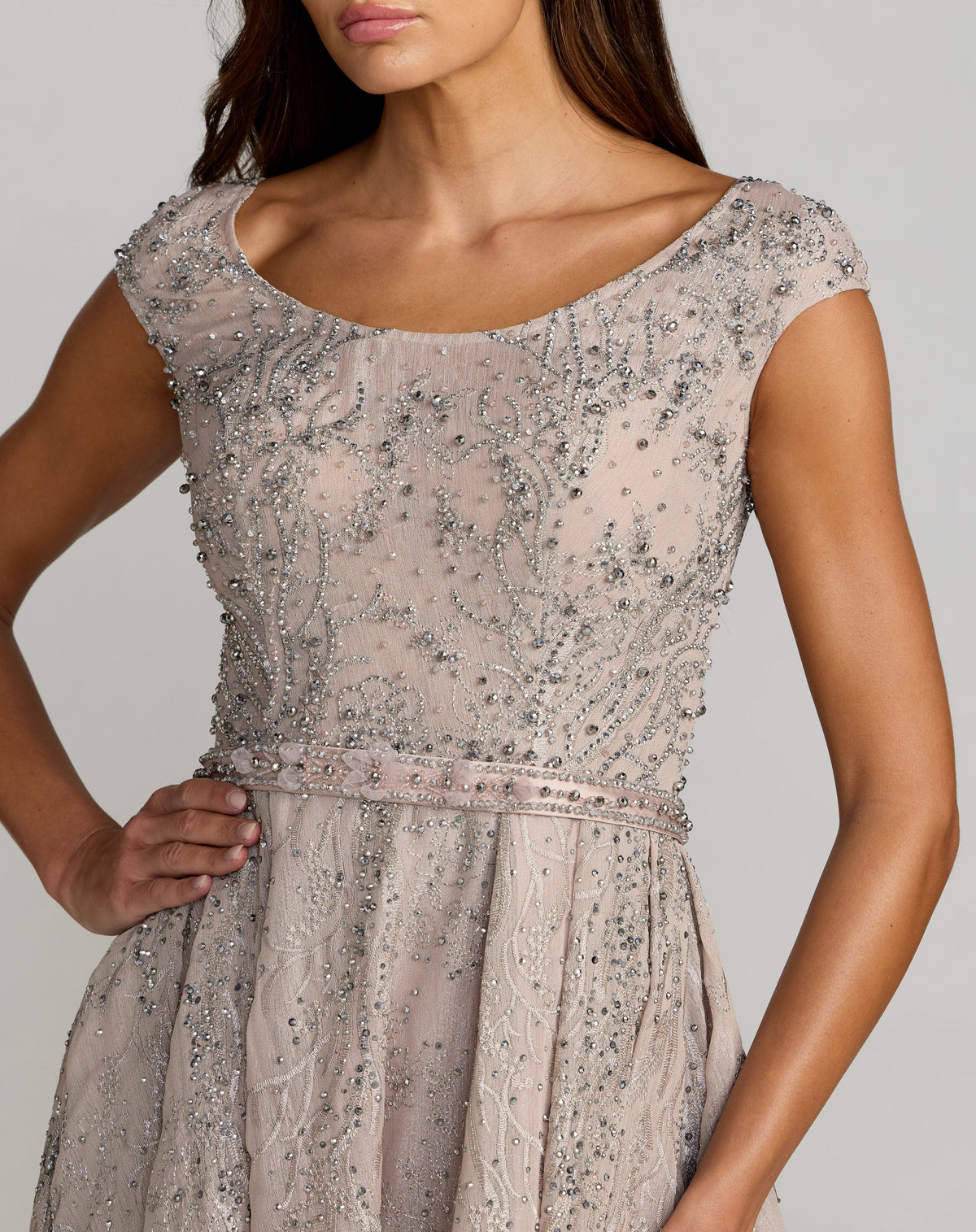 Mac Duggal 20374 - Taupe