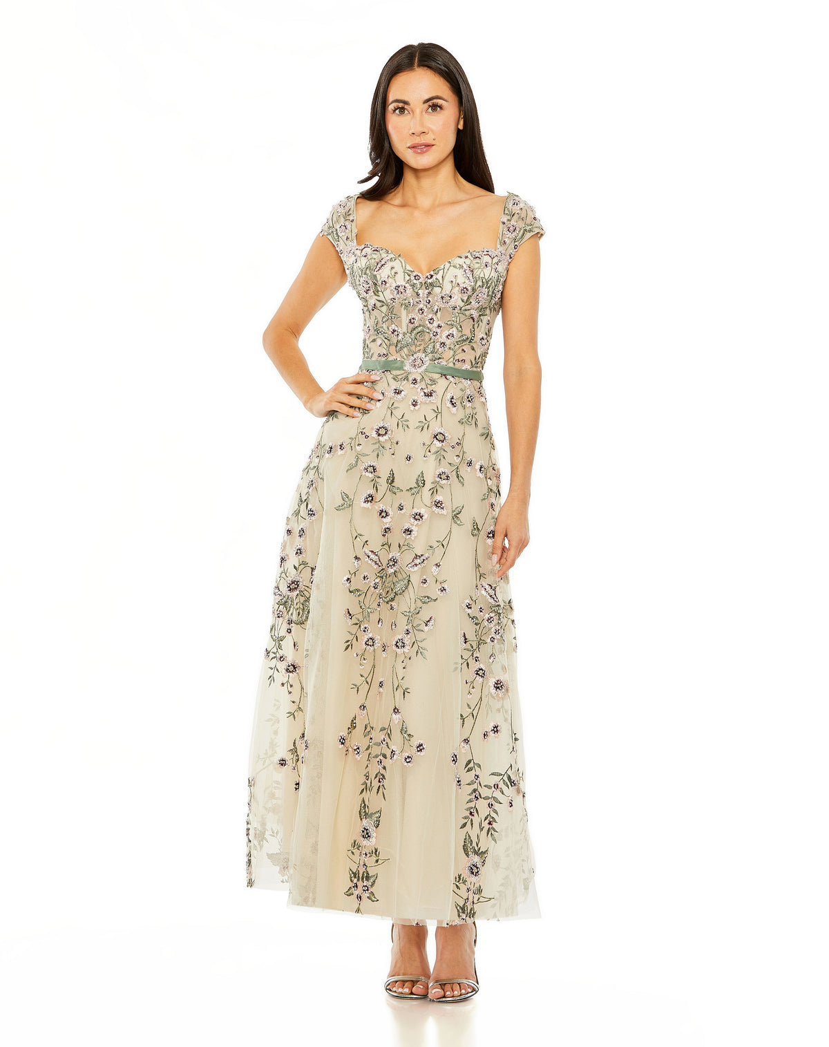 Mac Duggal 20582 - Nude Multi