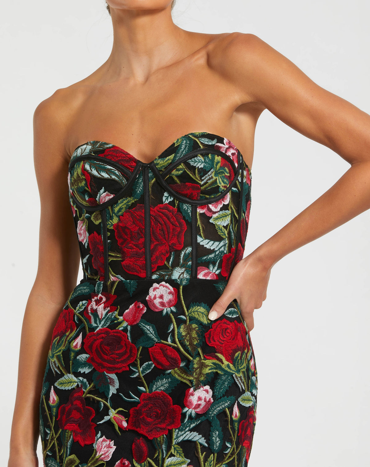 Mac Duggal 20757 - Black Multi