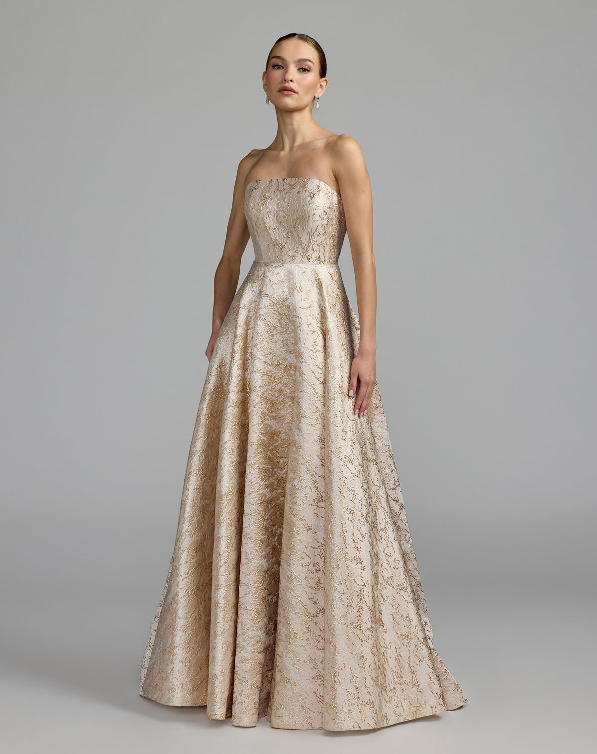 Mac Duggal 21052 - Champagne Gold