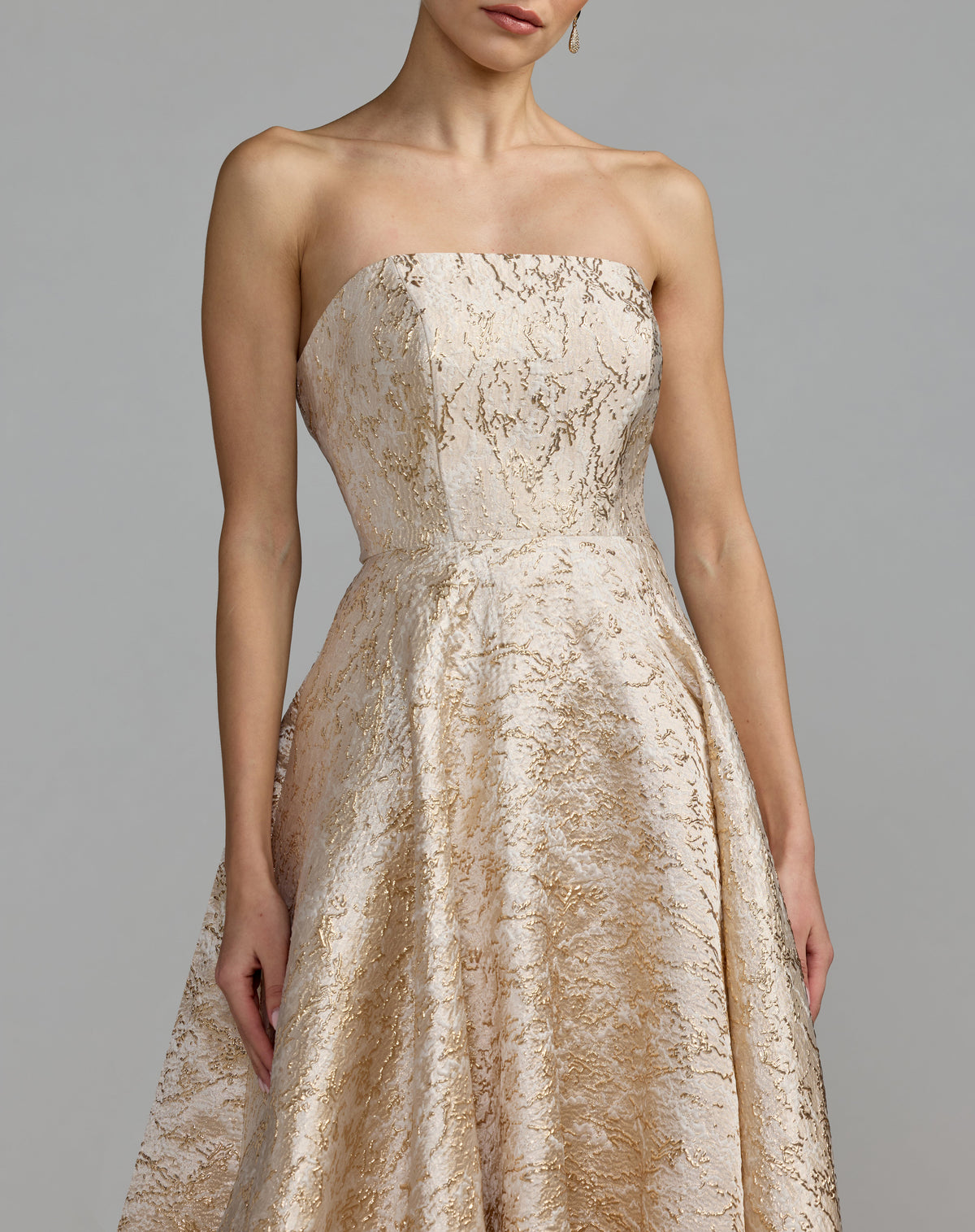 Mac Duggal 21052 - Champagne Gold